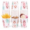 100 Pack 9 oz Spa Party Pink Cups for Girl