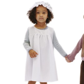 PRETEND TO BEE Victorian Maid Fancy Dress Costume for Kids, Tunic, Apron and Mop Cap, 7-9 Years