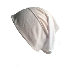 New Under Hijab Scarf Tube Stretchable Bonnet Cap (White)