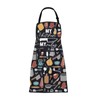 ENSIANTH Lustige Küchenschürzen für Damen und Herren, mit Taschen, My