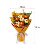 Fenteer Crochet Flower Bouquet Already Made Hand Woven Bouquet Mother