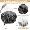 BHAHB 2 PCS Shower Cap Reusable Waterproof Double Layer Elastic