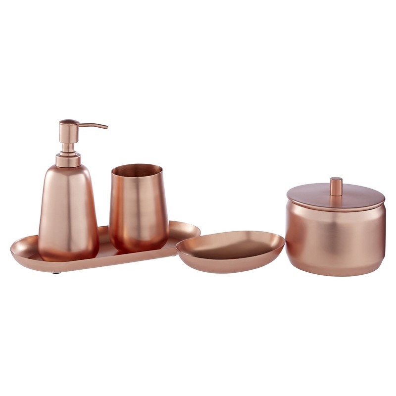 Premier Housewares Soap Dish, Copper, Stainless Steel, 10x14x3
