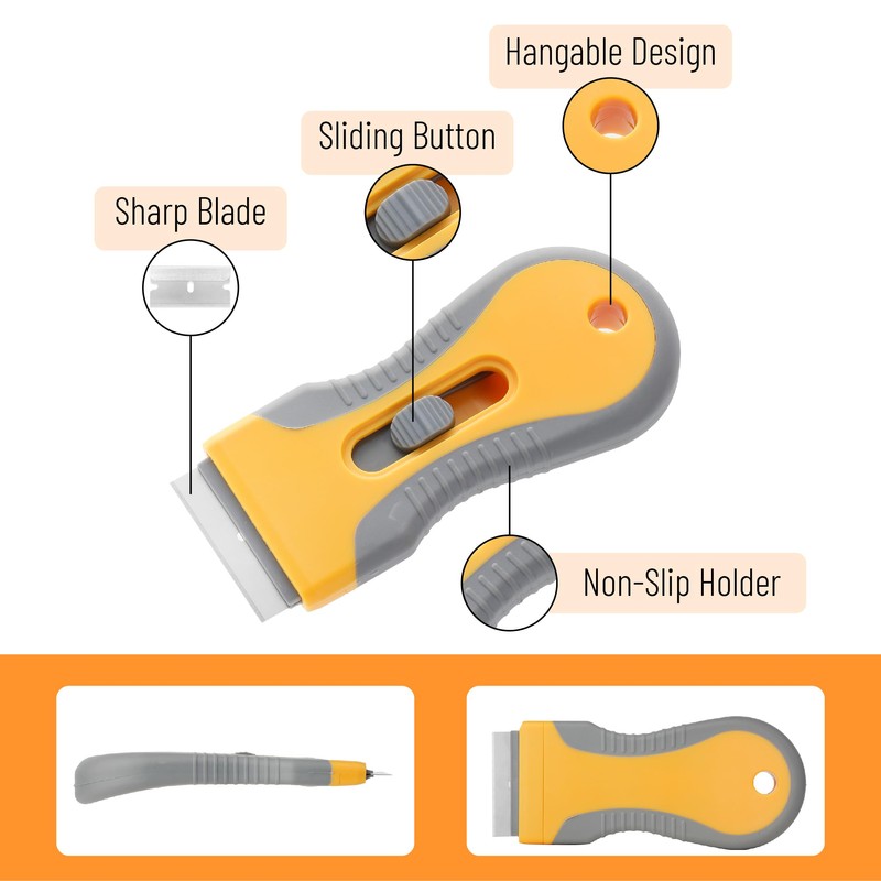 Bates- Razor Blade Scraper Set, 3 Pack, Razor Scraper Set