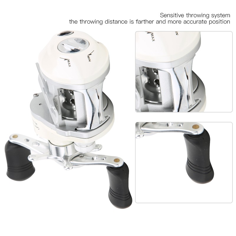 11Axles Casting Reel Lure Magnetic Force Brake Fishing Wheel Tackle