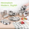 Offiper 304(18/8) Stainless Steel Mixing Bowls for Kitchen, 4 Pack