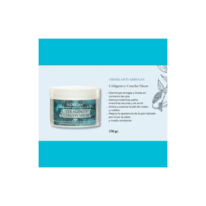 Crema Antiarruga Colageno + Rejuvenecedora Placenta Florigan