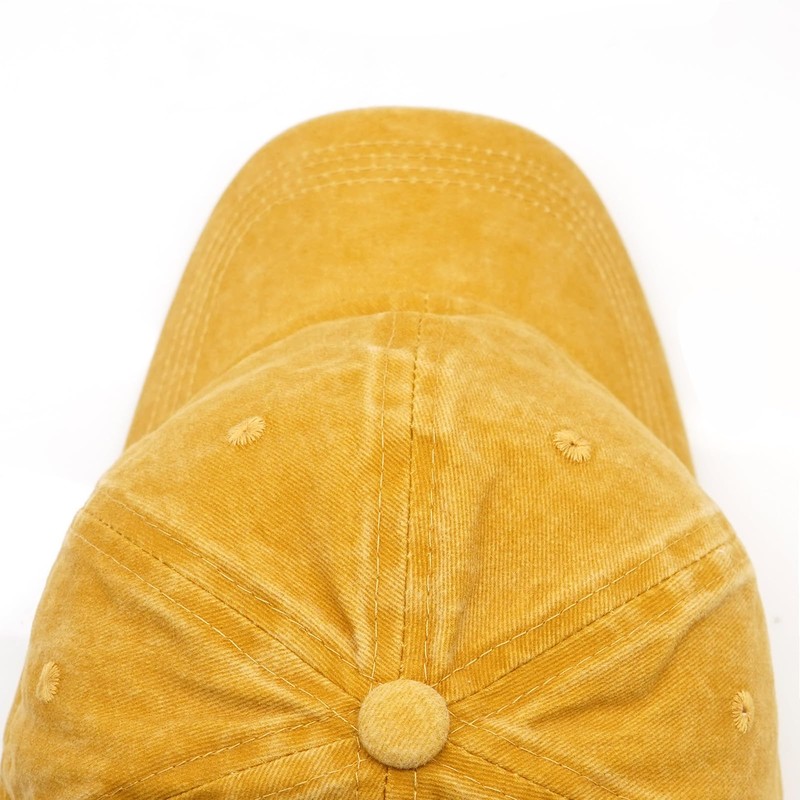 Rumnoke Baseball Caps for Men Women Adjustable Washed Cotton Baseball