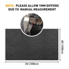 Halero 78"x40" Grey Underfelt Carpet for Speaker, Sub Box Carpet,