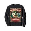 Alaskan Malamute My Christmas Spirit Dog Santa Claus Elf Sweatshirt