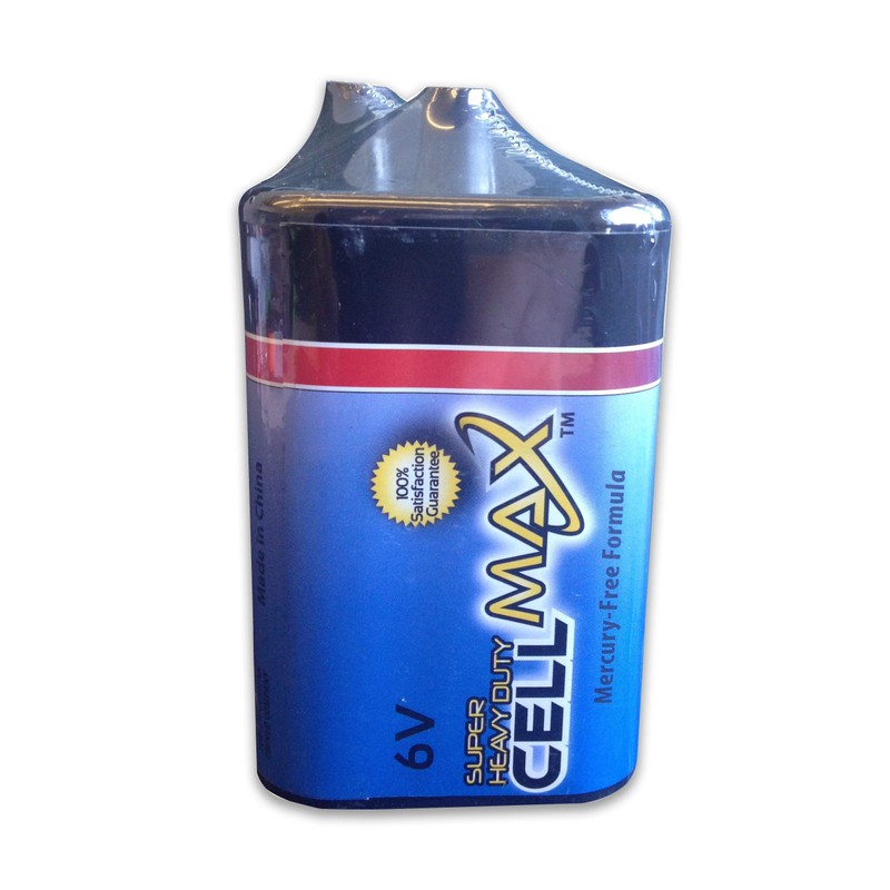 CellMax, 6-Volt Super Heavy Duty, Lantern Battery - 6 Pack