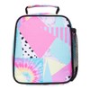 hype Bags Pastel Collage Unisex Lunch Box in Pink Size: