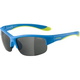 Alpina FLEXXY YOUTH HR Kids' Sunglasses, Blue Lime Mat, One Size, blue lime mat
