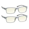 TruVision Readers Computer Reading Glasses 9601-2-White-2.75
