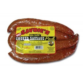 Savoie's Smoked Pork Hot Sausage 24 oz