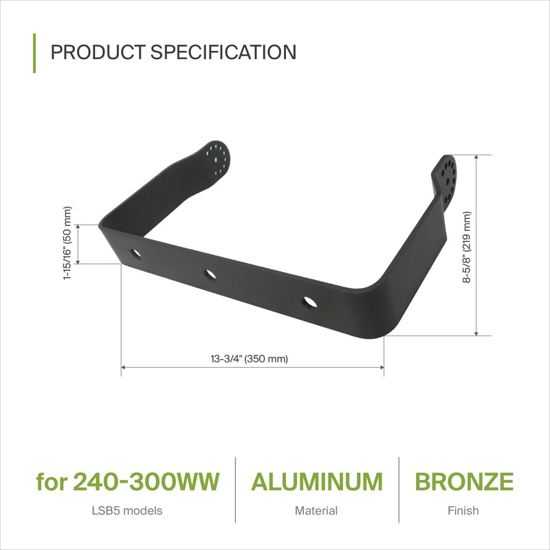 ASD Floodlight Mounting Bracket for LED Area Lights | Compatible