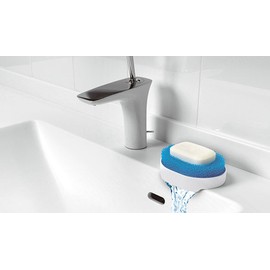 Marna W592W Drainer Sponge Soap Holder, White