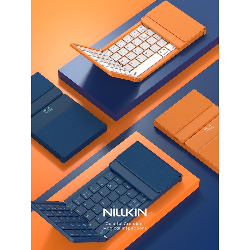 Nillkin Pocket Foldable Wireless Keyboard with Touchpad Number Pad for