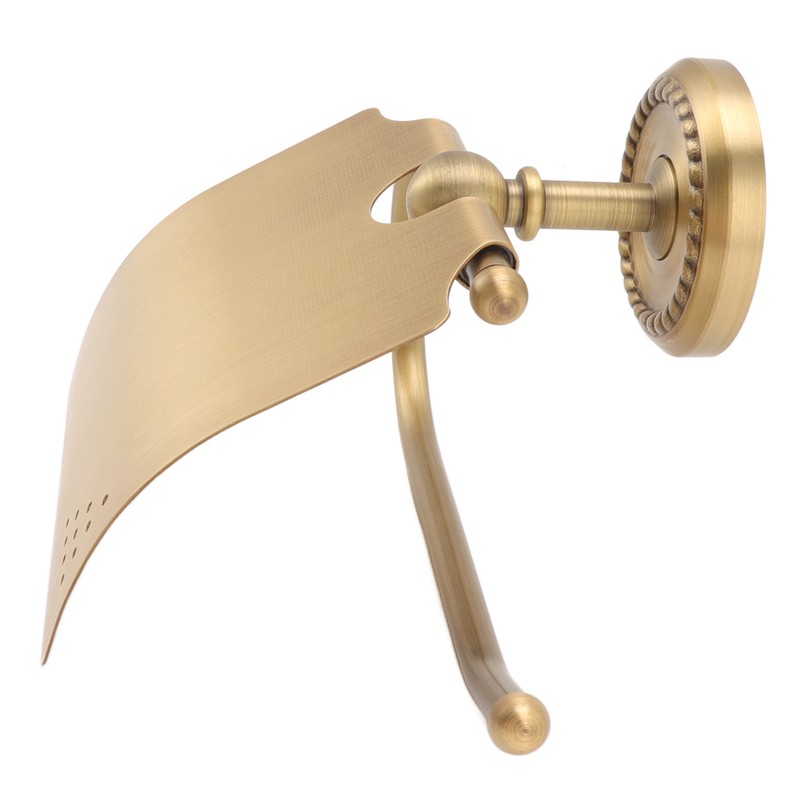 Wall Mounted Toilet Tissue Hanger Antique Twist Pattern Paper Towel