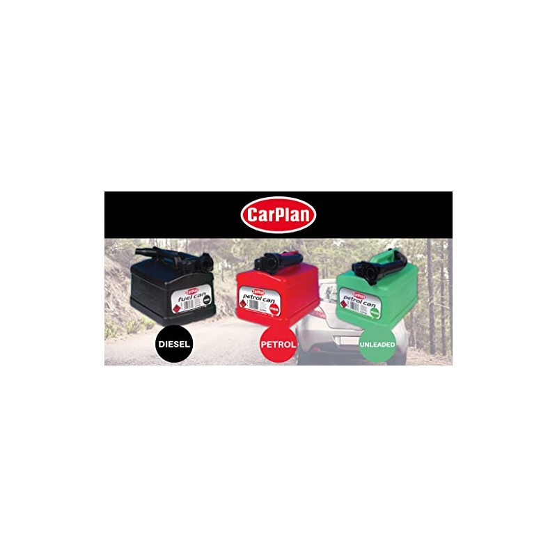 CarPlan Leaded Petrol Fuel Can - Red, 5 Litre