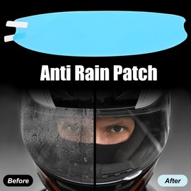 Motoforti Motorcycle Helmet Anti-Fog Film 7.9 cm x 24.3 cm Anti-Fog Sun Visor Insert Sun Visor Protective Film Sticker