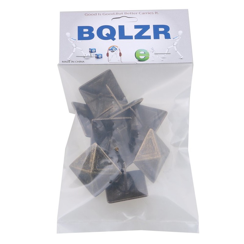 Bronze Antique Square Upholstery Nails Tack Pyramid Studs Vintage Furniture