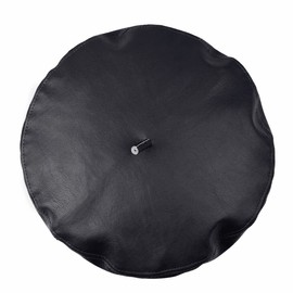 KYEYGWO Women's Beret Hat Made of PU Leather, Adjustable French Beret, Plain Casual Painter Cap, Classic Outdoor Hat for Women, black