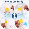 6 Pack Medication Pill Tracker Pill Reminder with Ties Reusable