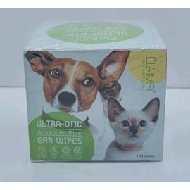 SUPSERSR Pet Ear Wipes 100PCS - Ultra-Gentle Ear Care for Dogs and Cats Super...