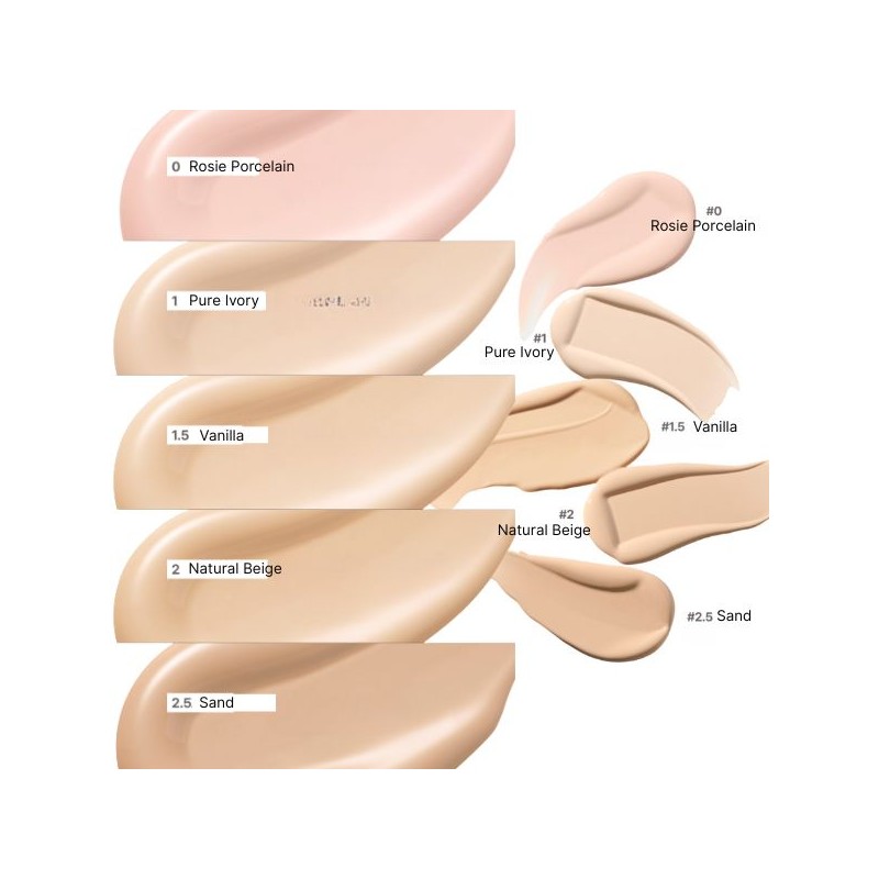 NOBEV Easy Peasy Filter Cover Cushion 15g*2ea, Shade:2 Natural Beige