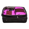 TravelWise Luggage, Pink, 1 Small, 2 Medium, 2 Large, Luggage
