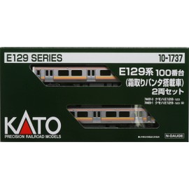 KATO 10-1737 N Gauge E129 Series 100 Series Car Set with Defrost Panto, Train Model