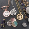 Morella Women's Amulet, Coins 33 mm, Zirconia Stones, Base Metal