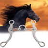 Stainless Steel Thickeness Bit Loose Mouth Bit Roller for Horse
