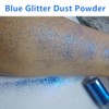 Go Ho Blue Hair and Body Glitter Spray,Holographic Glitter Highlighter