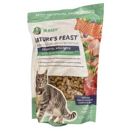 Dr. Marty Nature's Feast Essential Wellness Beef, Salmon and Poultry Dry Cat Food 12 oz