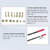 Angchun 15PCS Metric Thread Chaser Set, Thread Repair kit with