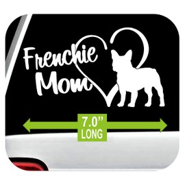 Frenchie Mom French Bulldog Decal Sticker for Car Window BG 774