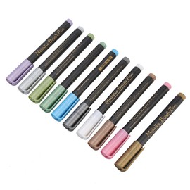 10pcs Paint Marker Metal Soft Head Water Based Marker DIY Painting Writing Pen