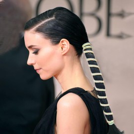 Elastic Spiral Hair Ties for Fine Thin Hair, 18" Cute Soft Pony Tails Wrap Hair Tie Colorful Braided Ponytail Holders for Women Girls Stretchy Hair Bands for Wind Sports Motorcycle Skiing -Single