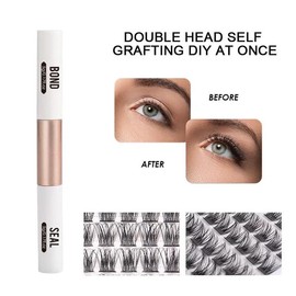 Quick Drying Eyelash Bond and Seal Fast Drying Lash Glue and Sealer Waterproof Strong Hold Cluster Lash Glue Bond and Seal Flawless Makeup Cosmetic Eyelash Extension Lash Extension Lash Extensions Eyelashes Extensions Eyelash Extensions