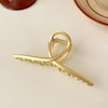 TANG SONG 4PCS 4 Pattern Hair Clips Metal Hair Claw
