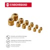 Gedotec ZYSA Concealed Drilling Hinge | 1 Piece Furniture Hinge