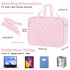 PUGPIU Bible Cover Case for Women, Large Bible Bag with