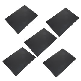 Operitacx Nail Art Foundation Palettes 5pcs Set Black for Nail Salons Portable Easy to Cle