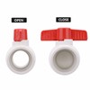 2" PVC Ball Valve Water Pipe Shut-off Valve Socket with
