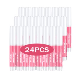 MEKK Nail Glue,Super Strong & Long-Lasting Nail Glue for Acrylic Nails,Press Ons & Nails Tips,Professional Adhesive for Nail Art Supplies,0.07OZ/PCS (24PCS)