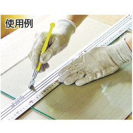 TRUSCO TGC-02 Glass Cutter for 0.1 - 0.2 inches (3 - 5 mm)