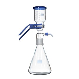Lab Vacuum Filtration Apparatus Kit 1000 mL Filtering Flask & 300 mL Glass Buchner Funnel