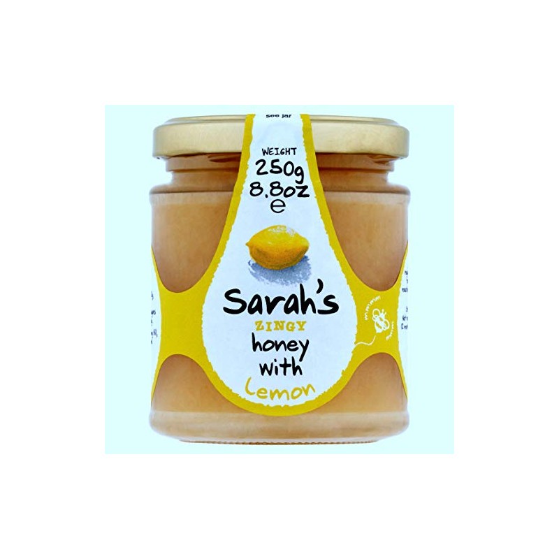 Mileeven Sarah's Zingy Honey with Lemon, 8.8 Ounce